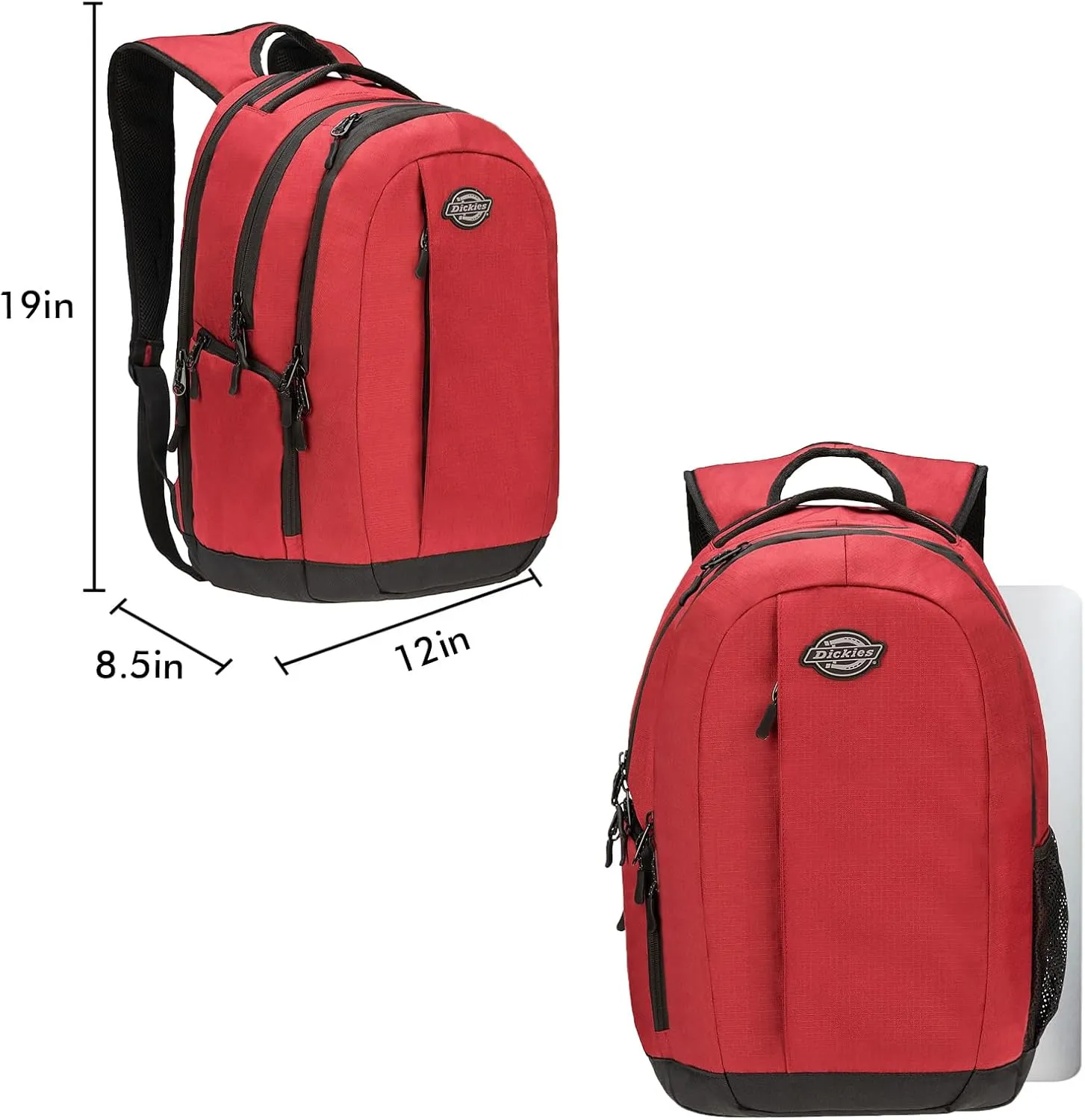 Dickies Laptop Backpack, Water Resistant College Computer Bag, Fits 15.6 Inch Notebook