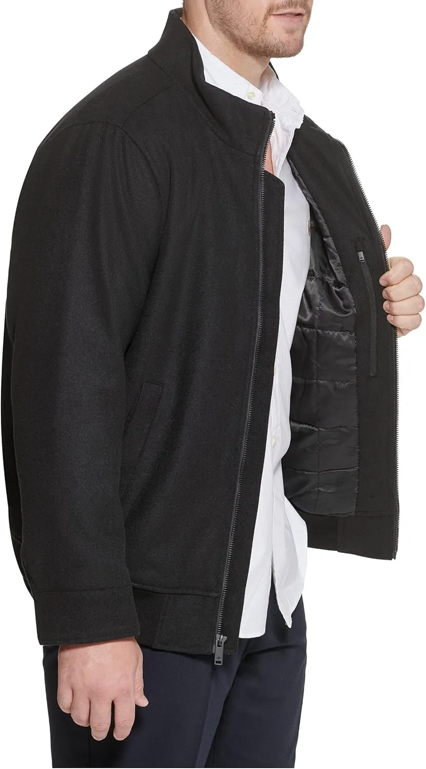 Dockers Men's Ron Wool Blend Bomber