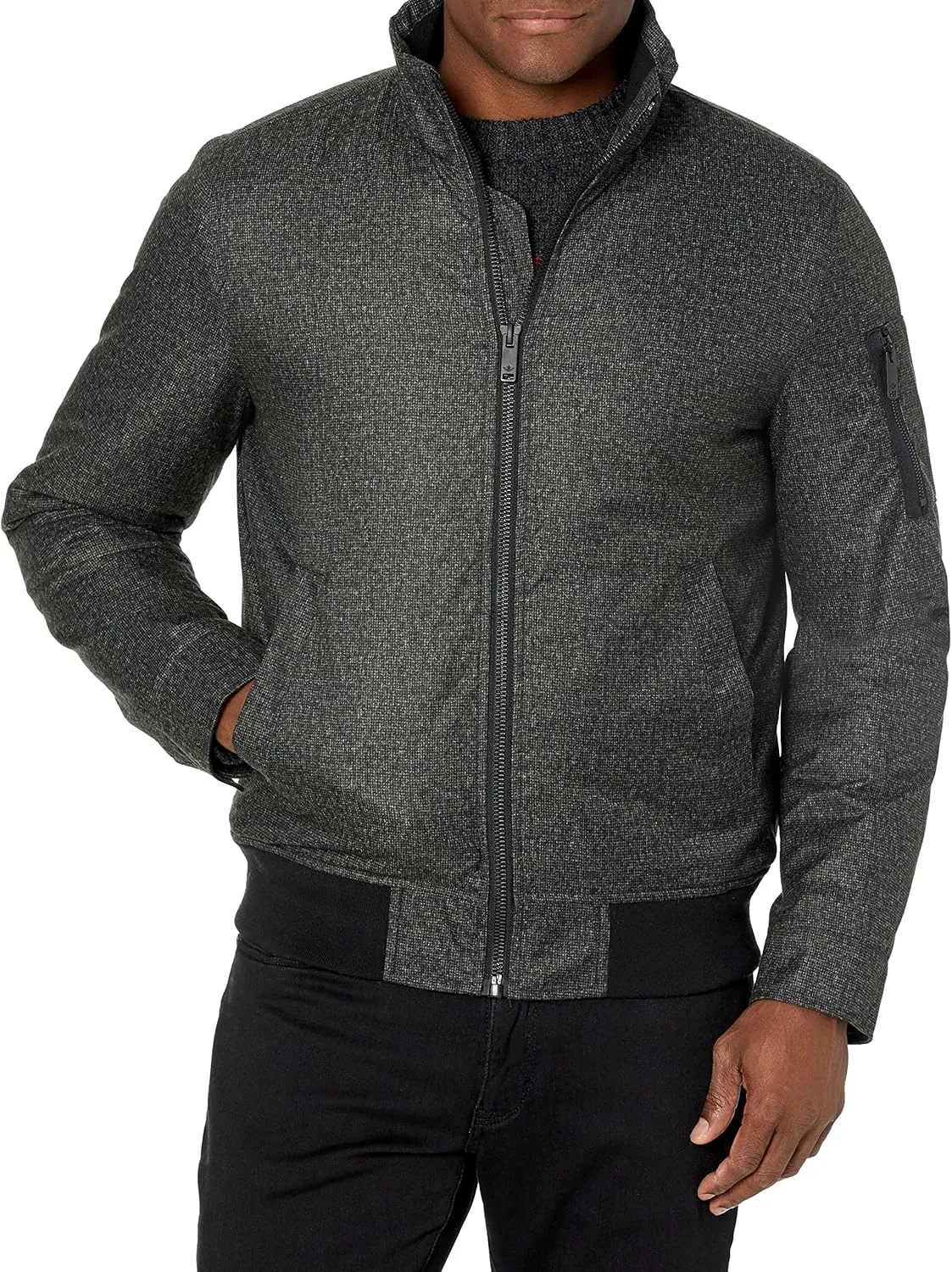Dockers Men's Ron Wool Blend Bomber