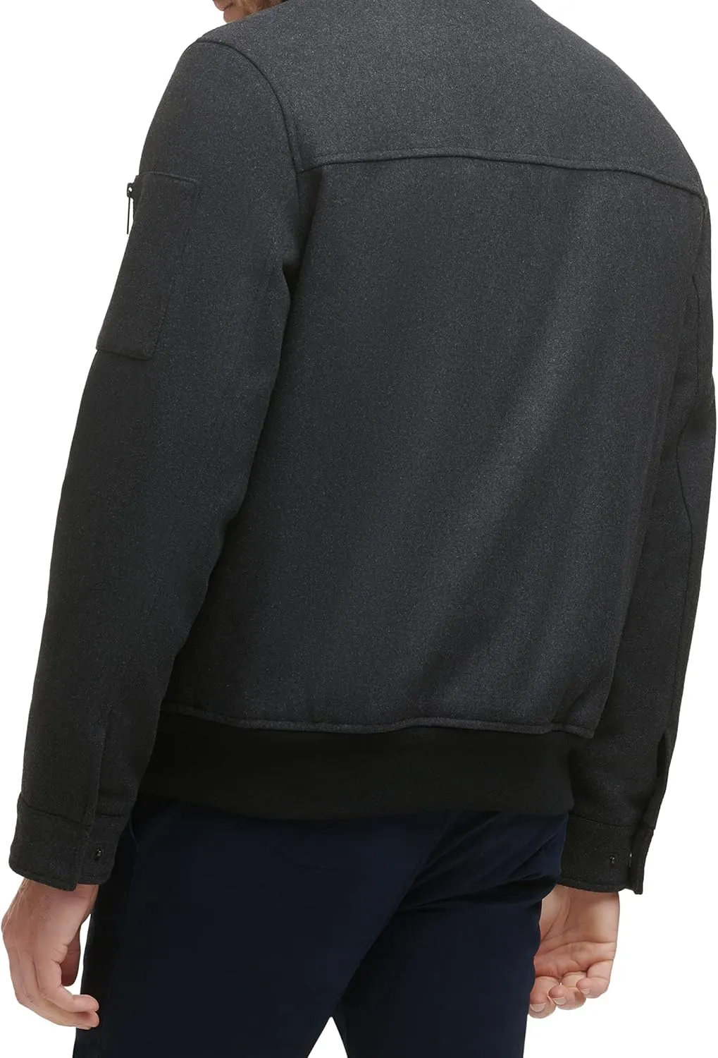 Dockers Men's Ron Wool Blend Bomber
