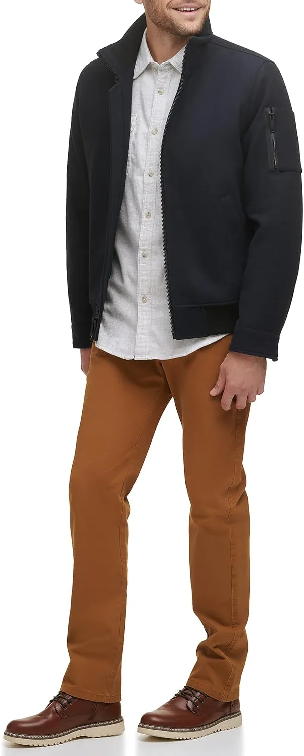 Dockers Men's Ron Wool Blend Bomber