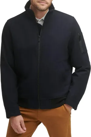 Dockers Men's Ron Wool Blend Bomber