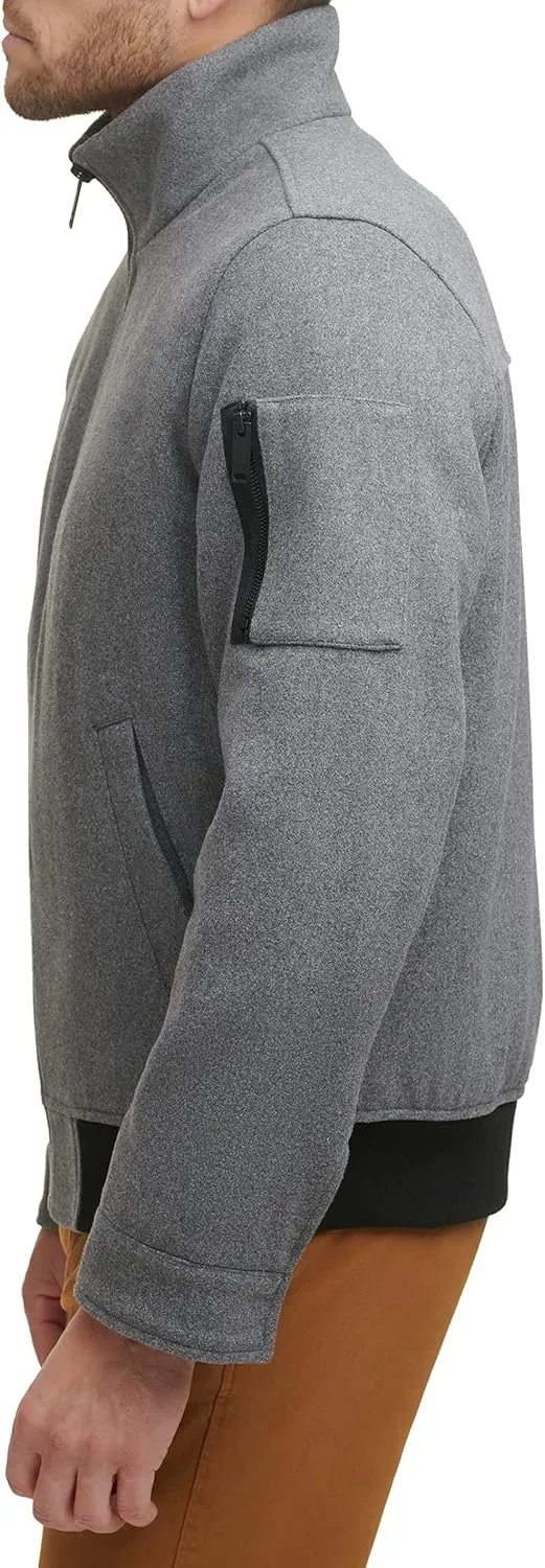 Dockers Men's Ron Wool Blend Bomber