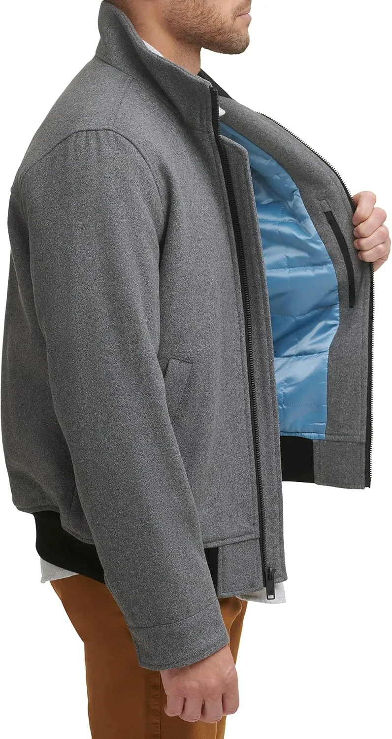 Dockers Men's Ron Wool Blend Bomber