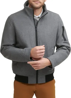 Dockers Men's Ron Wool Blend Bomber
