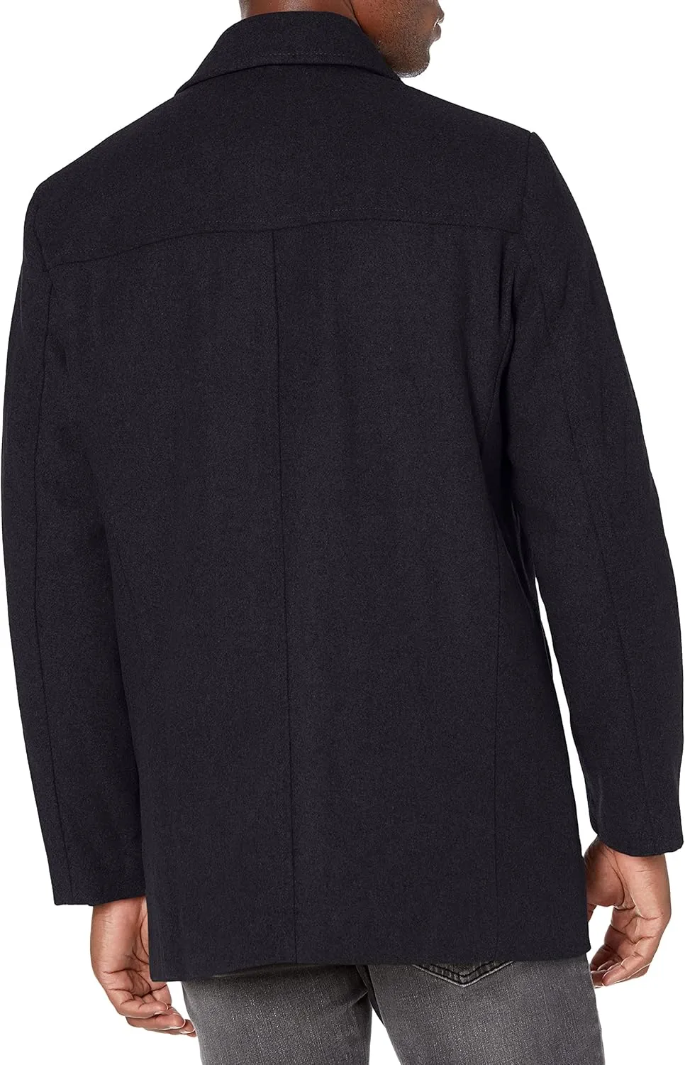 Dockers Men's Weston Wool Blend Coat with Scarf (Regular and Big & Tall)