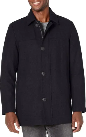 Dockers Men's Weston Wool Blend Coat with Scarf (Regular and Big & Tall)