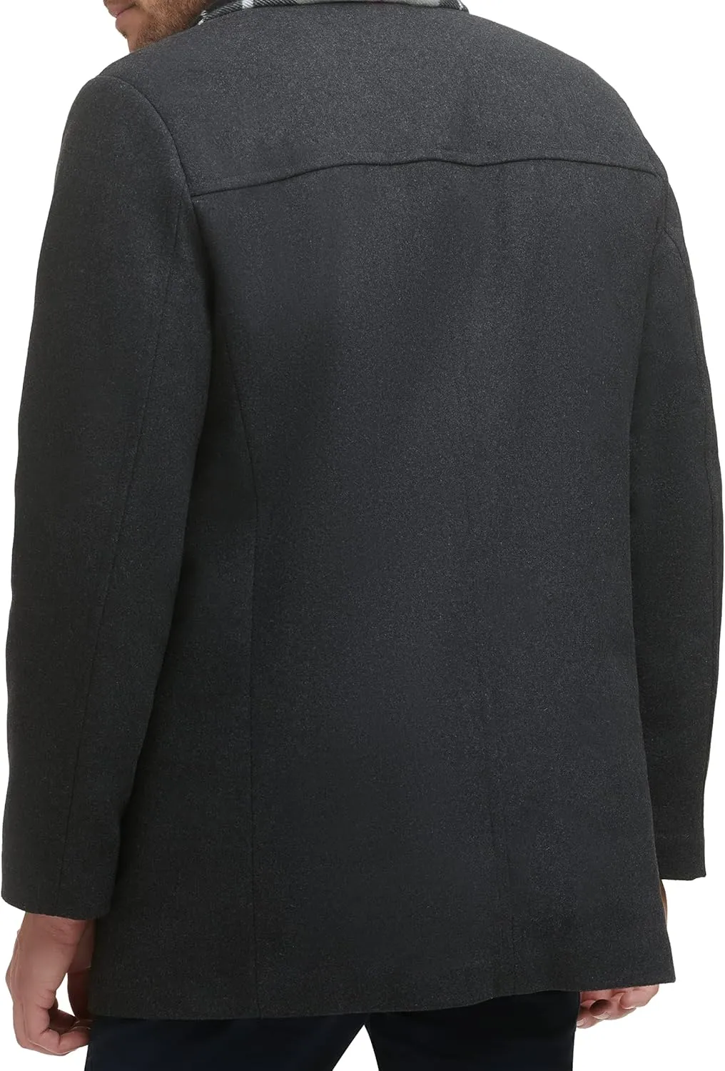 Dockers Men's Weston Wool Blend Coat with Scarf (Regular and Big & Tall)
