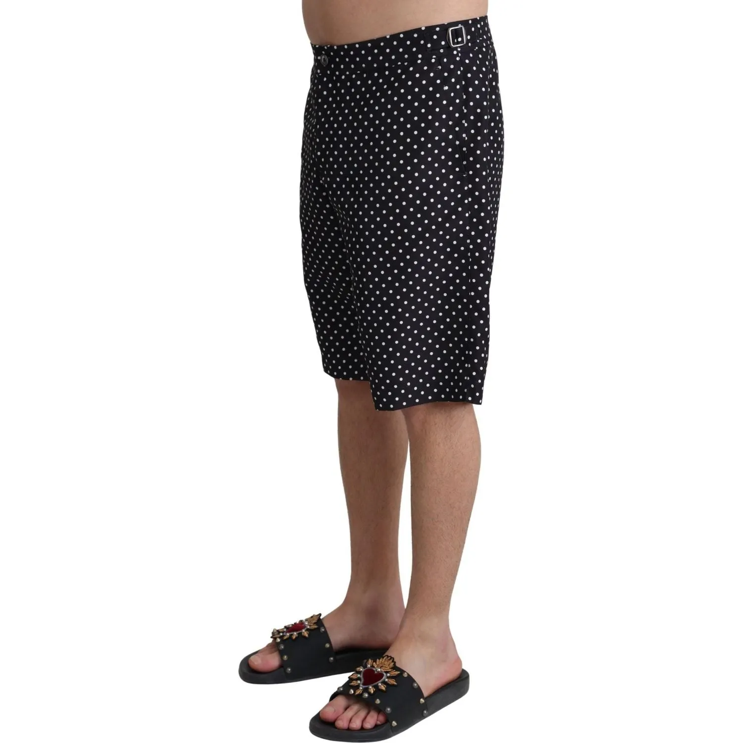 Dolce & Gabbana Polka Dot Elegance Swim Trunks Boxer