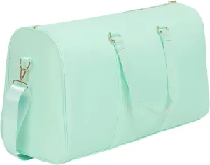 Duffle Bag for Travel - Large Water-resistant Sports Gym Weekender Bag (Mint)