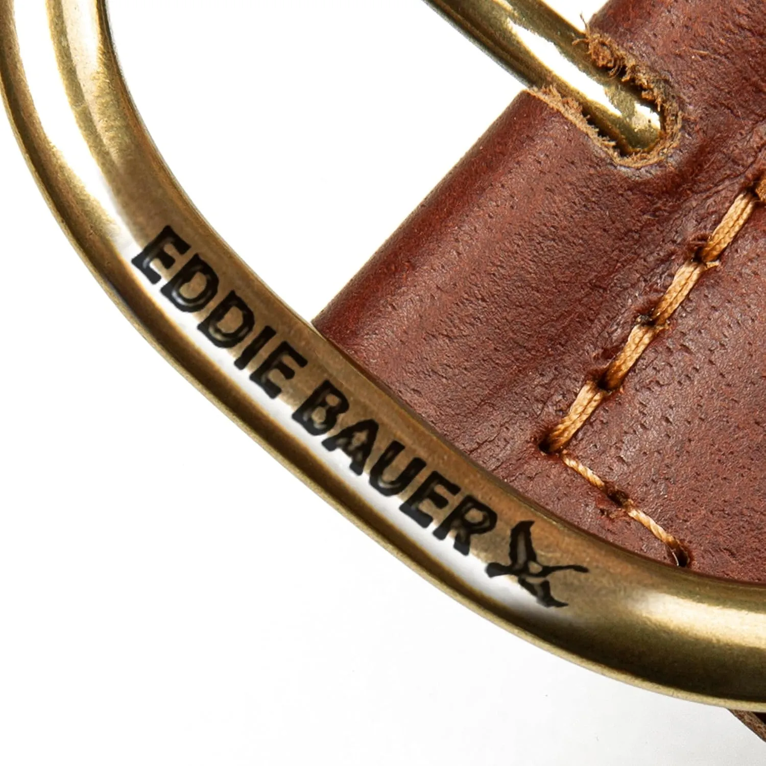 Eddie Bauer Women's Casual Leather Belts with Durable Metal Buckle