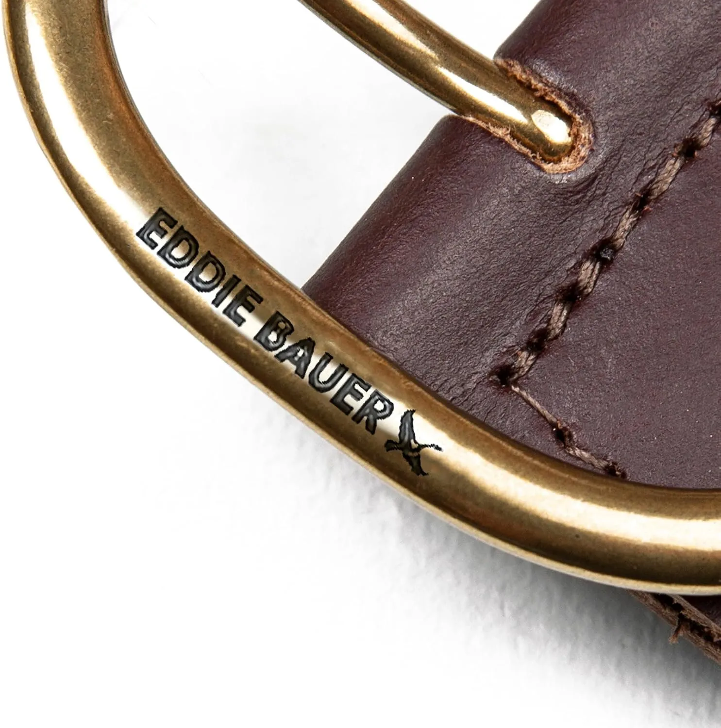 Eddie Bauer Women's Casual Leather Belts with Durable Metal Buckle