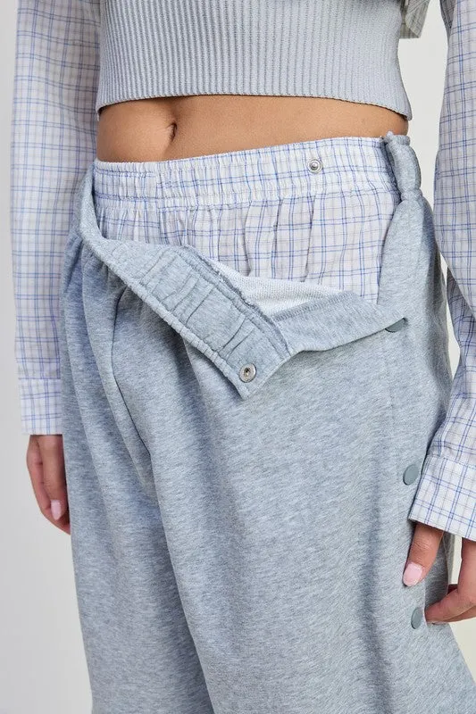 ELASTIC WAISTBAND SHORTS