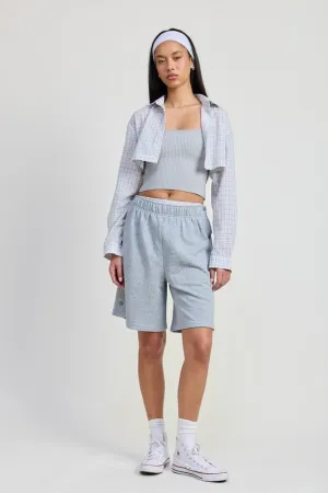 ELASTIC WAISTBAND SHORTS
