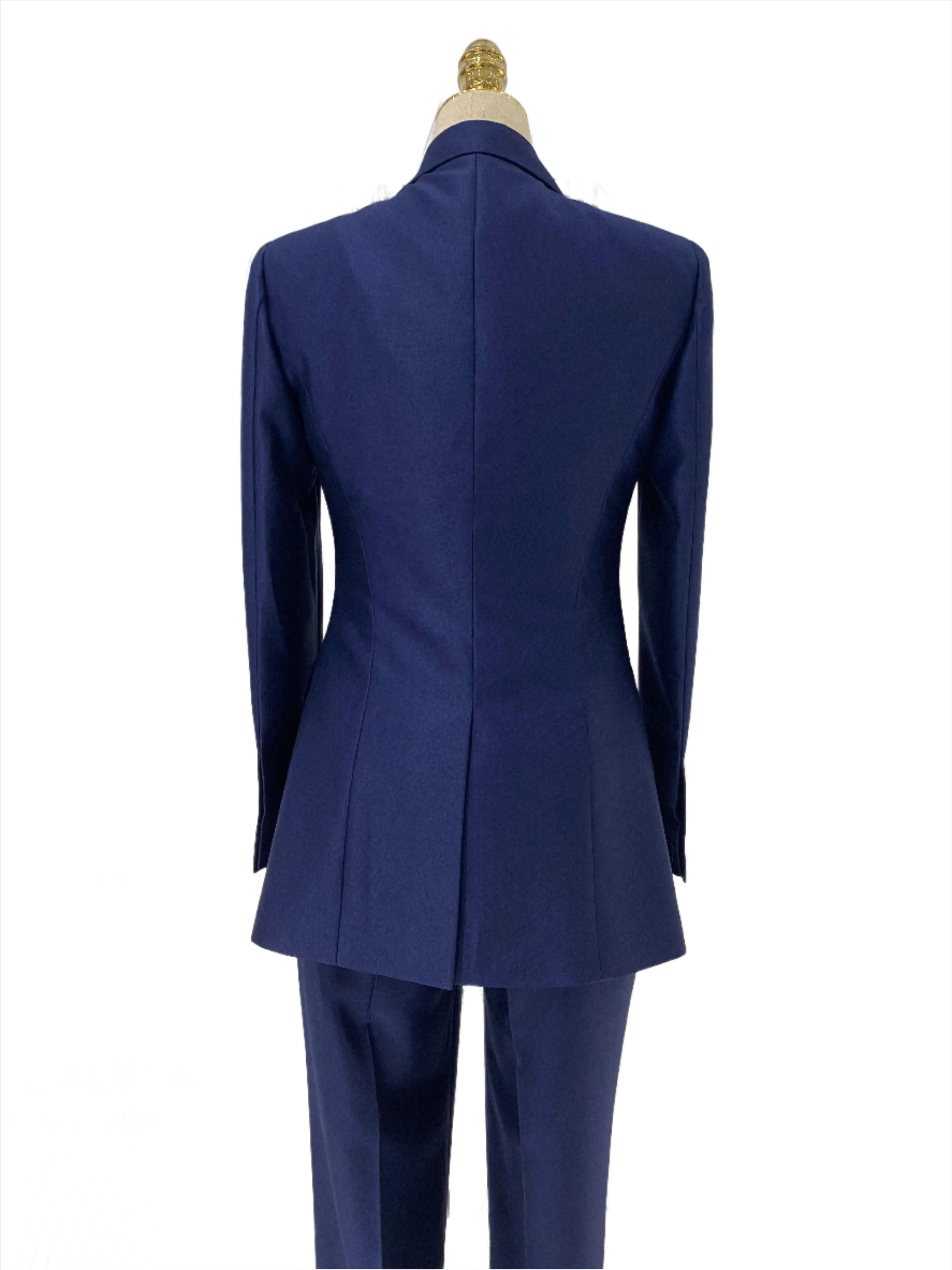 Elegant Three Piece Women Pant Suit - Slim Fit Formal Trouser Suit