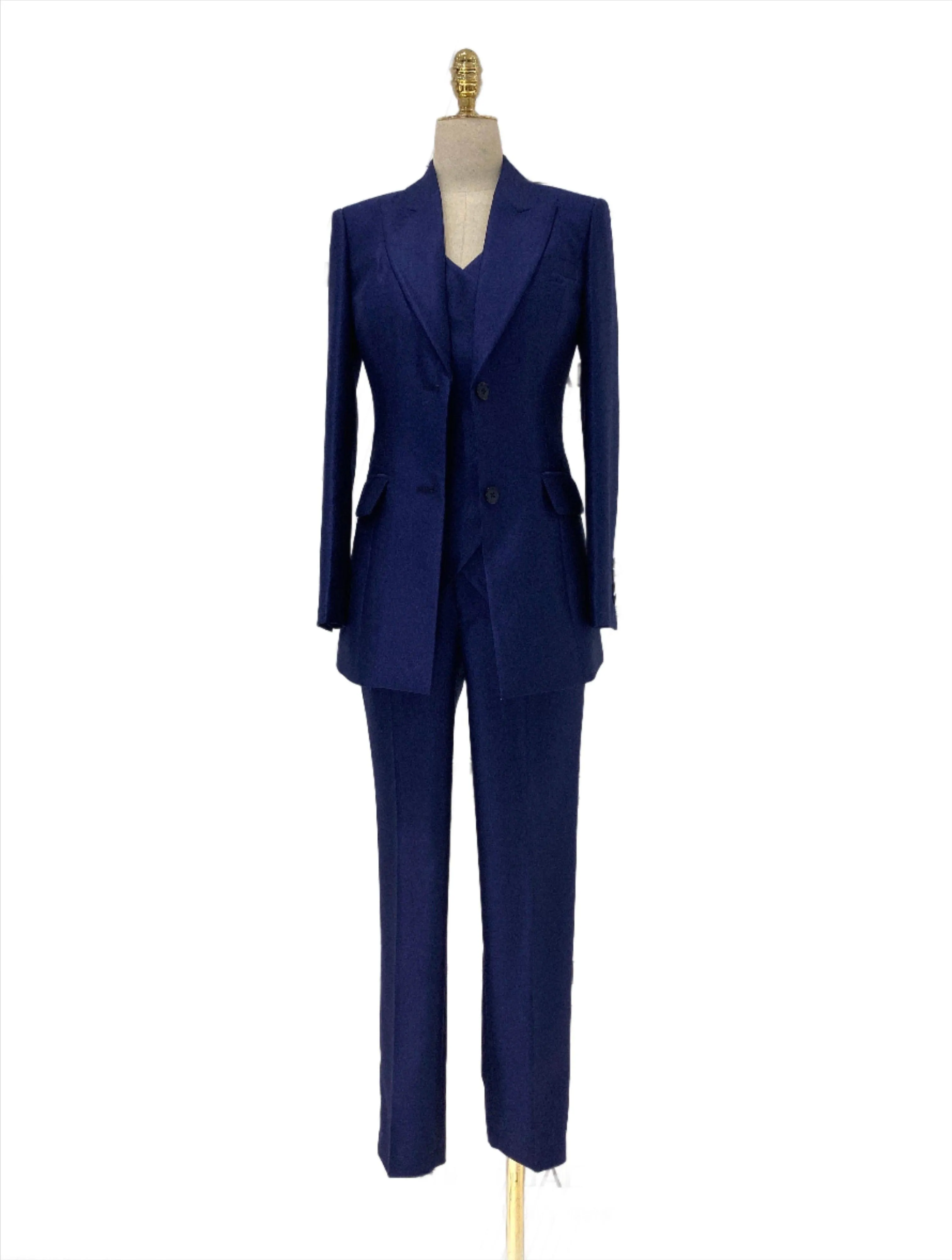 Elegant Three Piece Women Pant Suit - Slim Fit Formal Trouser Suit