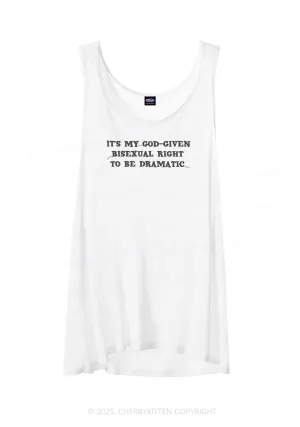 God Given Bisexual Right Pride Y2K Sheer Boyfriend Tank Cherrykitten