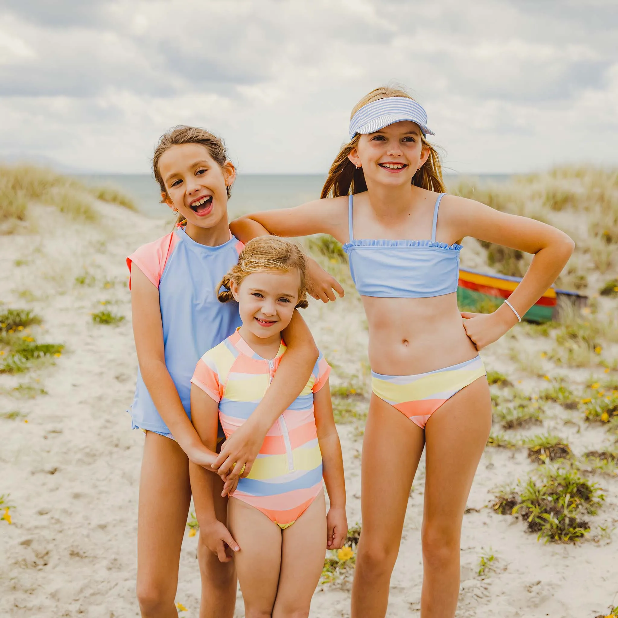 Good Vibes Frilled Bandeau Bikini