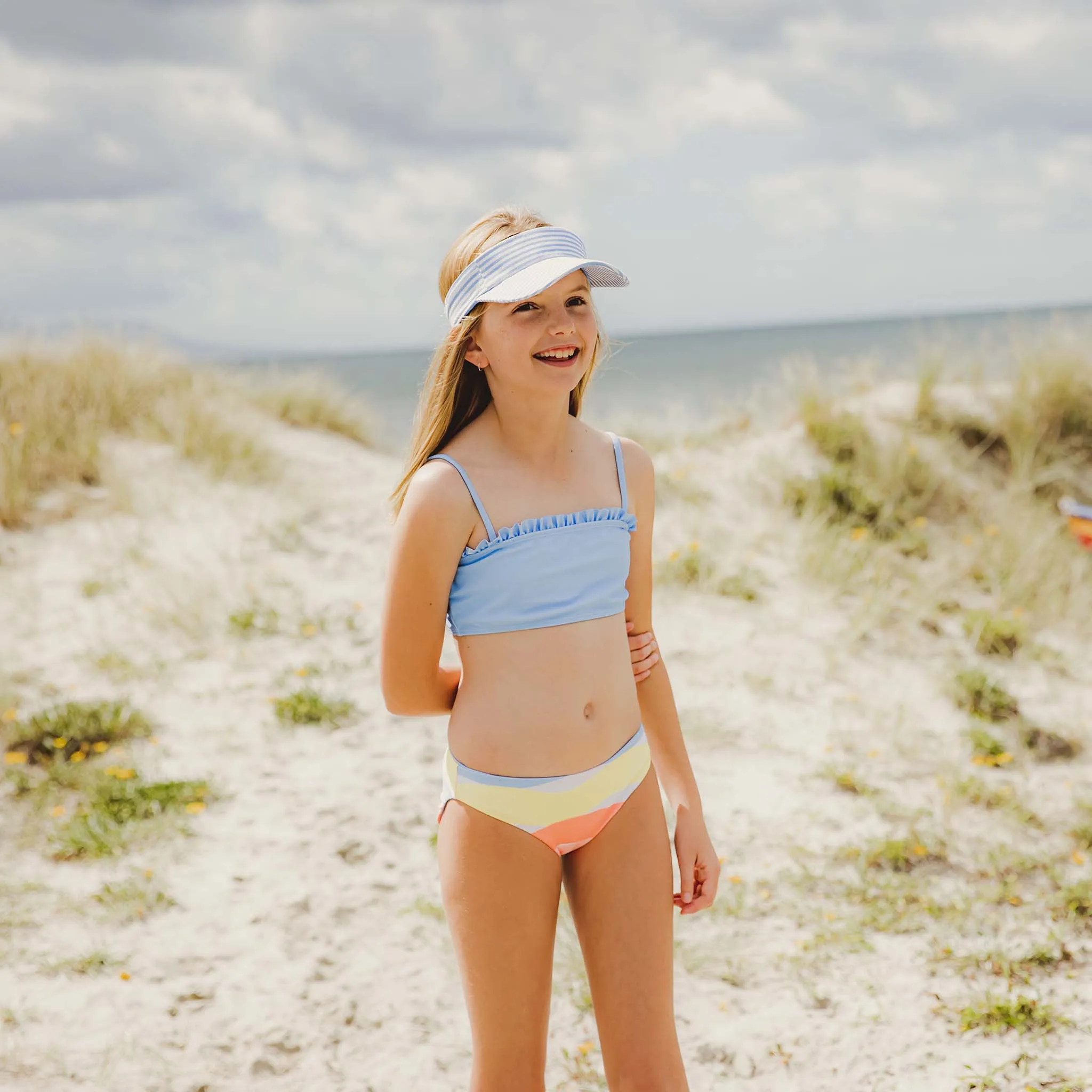 Good Vibes Frilled Bandeau Bikini