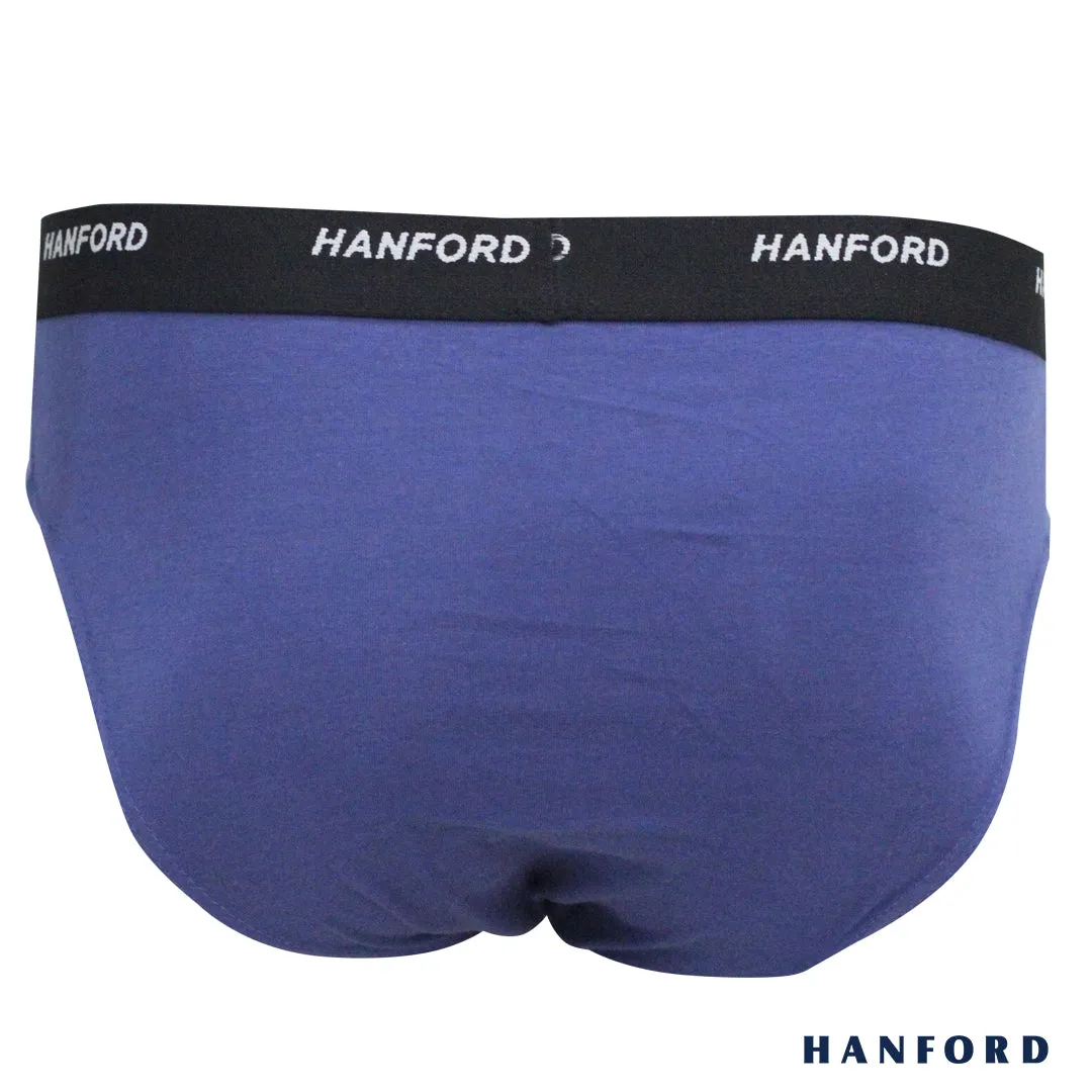 Hanford Men Regular Cotton Briefs OG Maxx - Oxford Blue (1PC/Single Pack)