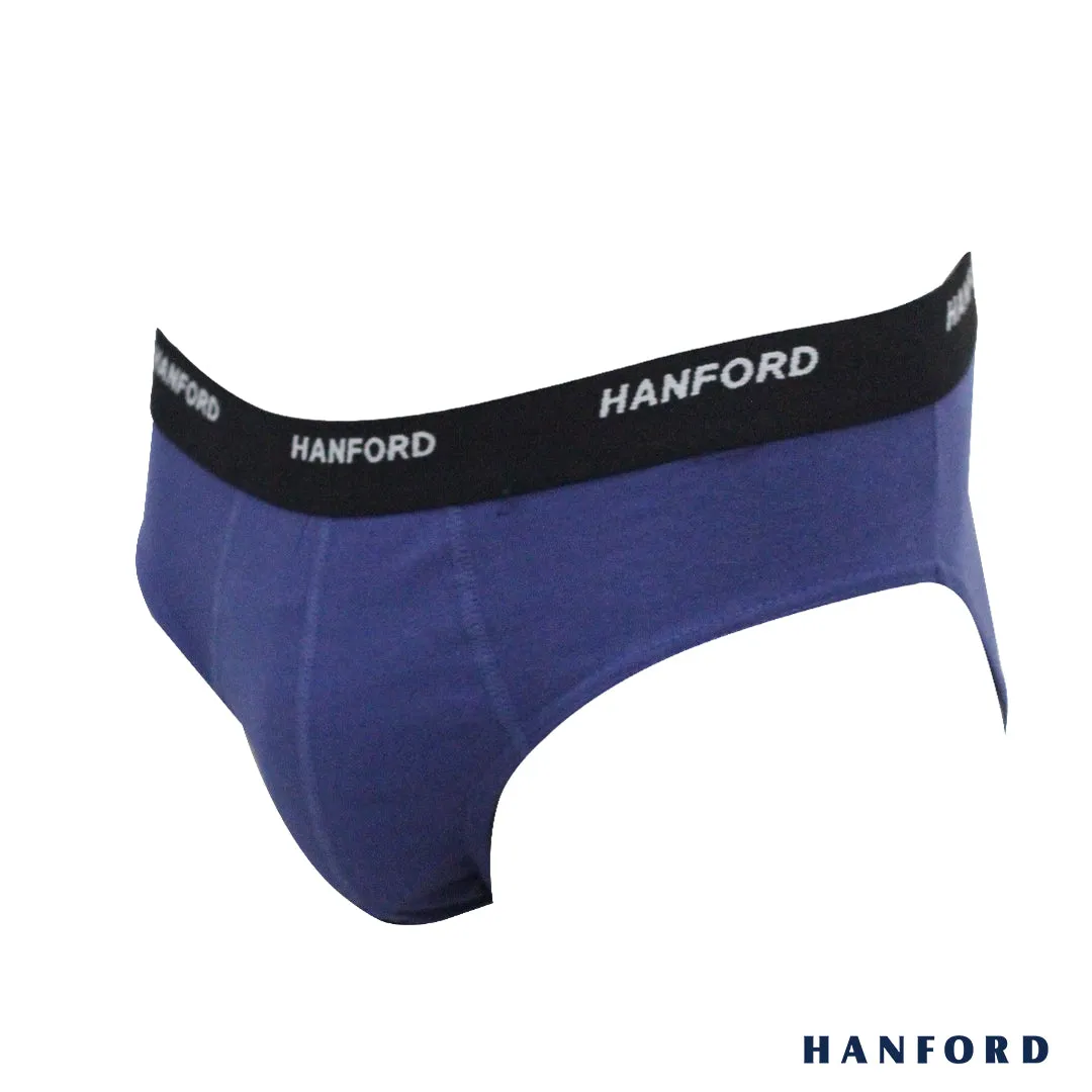 Hanford Men Regular Cotton Briefs OG Maxx - Oxford Blue (1PC/Single Pack)