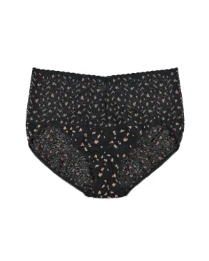 Hanky Panky Black/Praline X Dye Leopard Retro V-Kini Plus Size