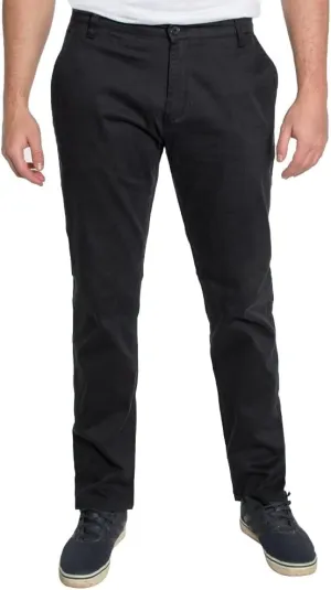 Hawks Bay Men's Chino Stretch Slim Fit Pants Zip Fly Button Closure
