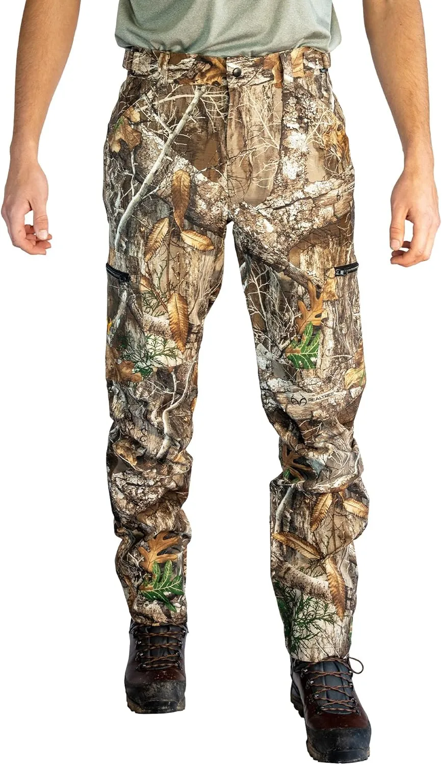 HOT SHOT Mens Camo Hunting Performance Pant  Camouflage Outdoor Pants for Men
