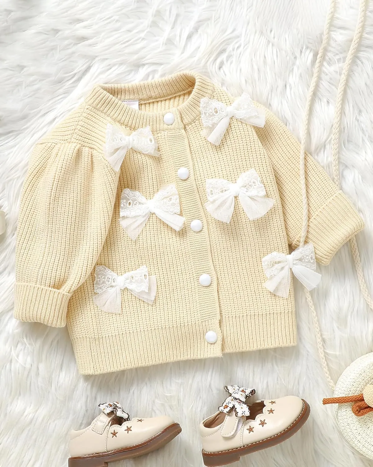 Infant Toddler Baby Girl Oversized Sweater Long Sleeve Sweaters Fall Winter Tops Clothes