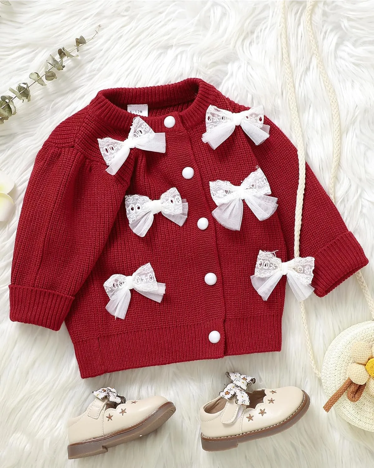 Infant Toddler Baby Girl Oversized Sweater Long Sleeve Sweaters Fall Winter Tops Clothes