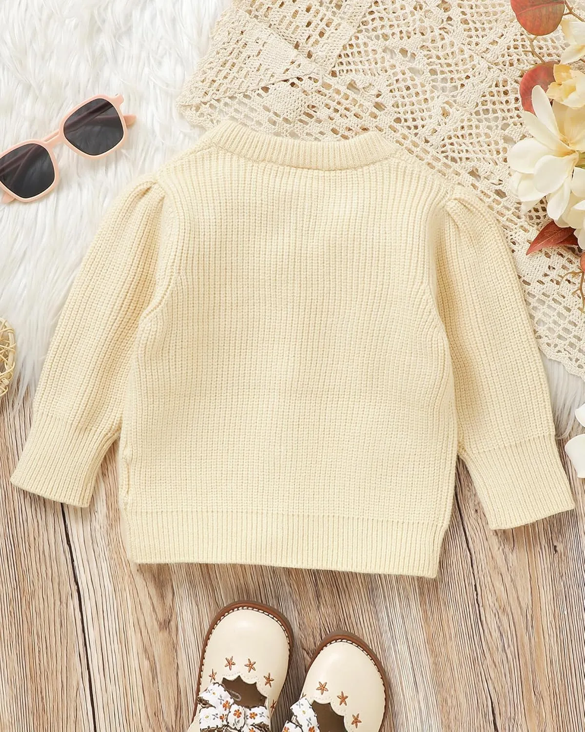 Infant Toddler Baby Girl Oversized Sweater Long Sleeve Sweaters Fall Winter Tops Clothes