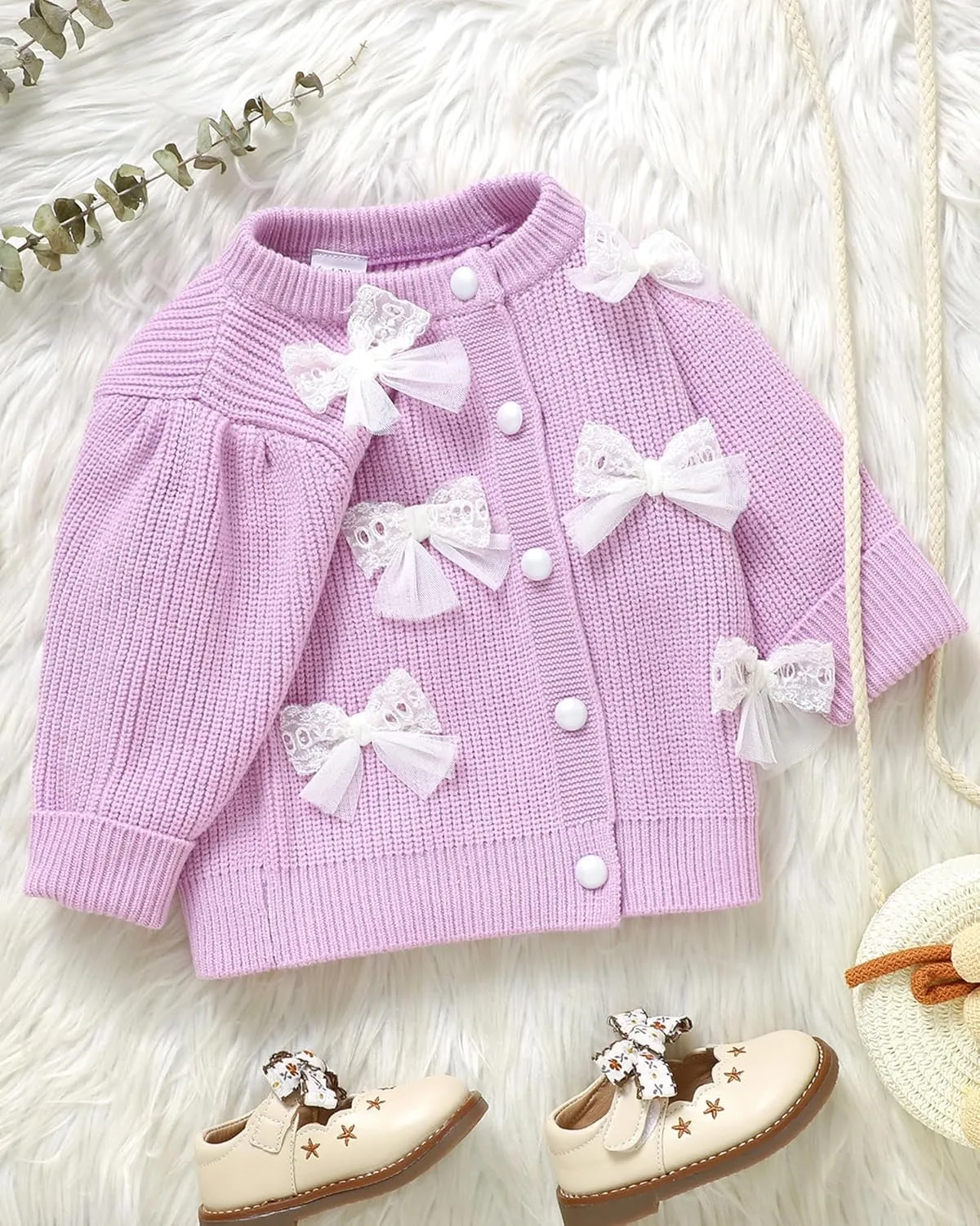 Infant Toddler Baby Girl Oversized Sweater Long Sleeve Sweaters Fall Winter Tops Clothes