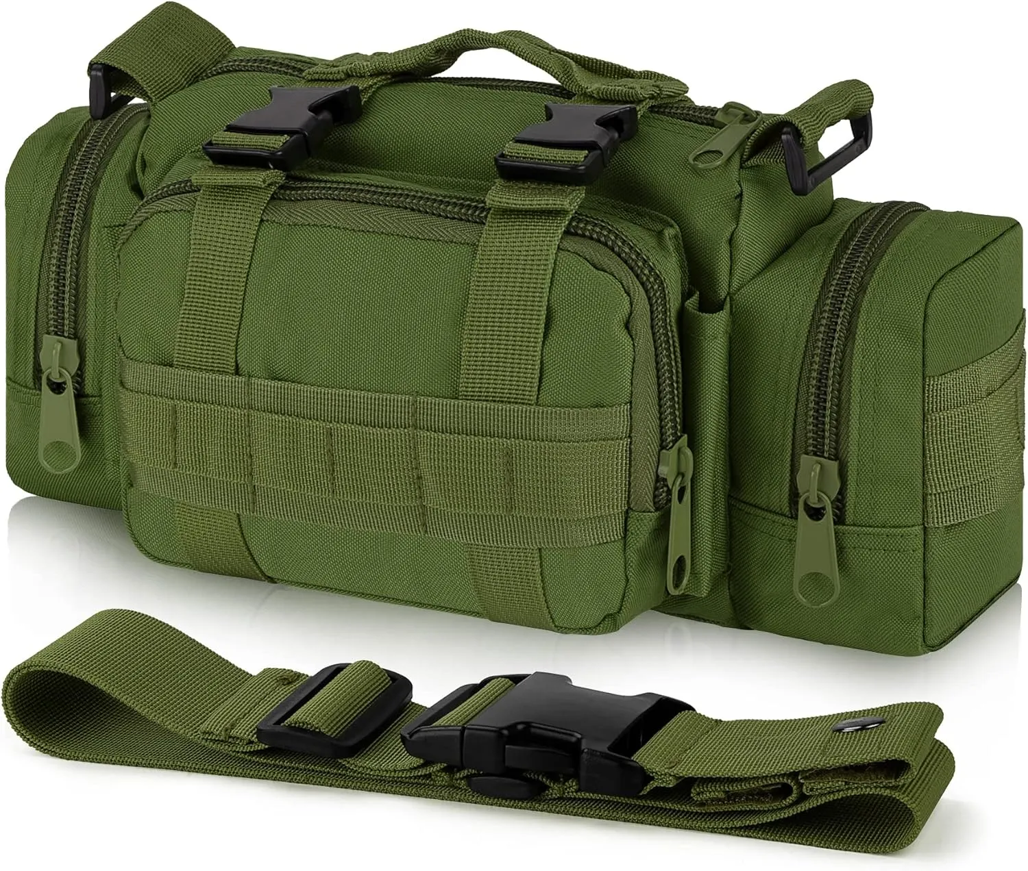 IronSeals Molle Tactical Sport Duffle Bag Water Resistant Deployment Bag (#2)