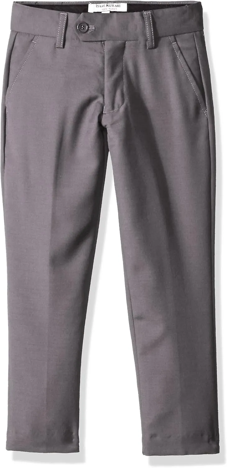 Isaac Mizrahi Boys' Wool Blend Slim Pant