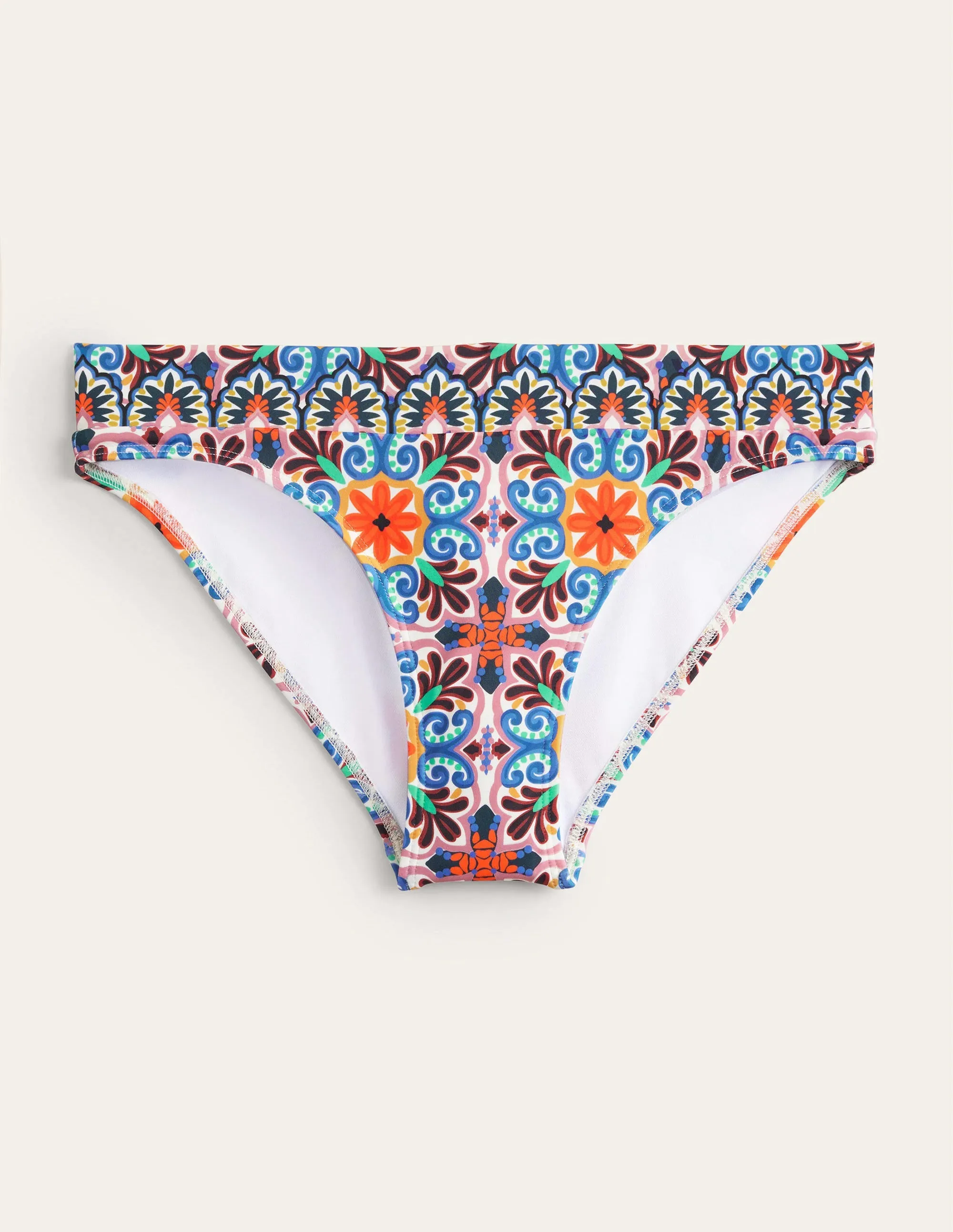 Ithaca Panel Bikini Bottoms-Multi, Tapestry Tile