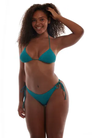 Jamaica Triangle Strings One Size Bikini TOP ONLY (Teal)