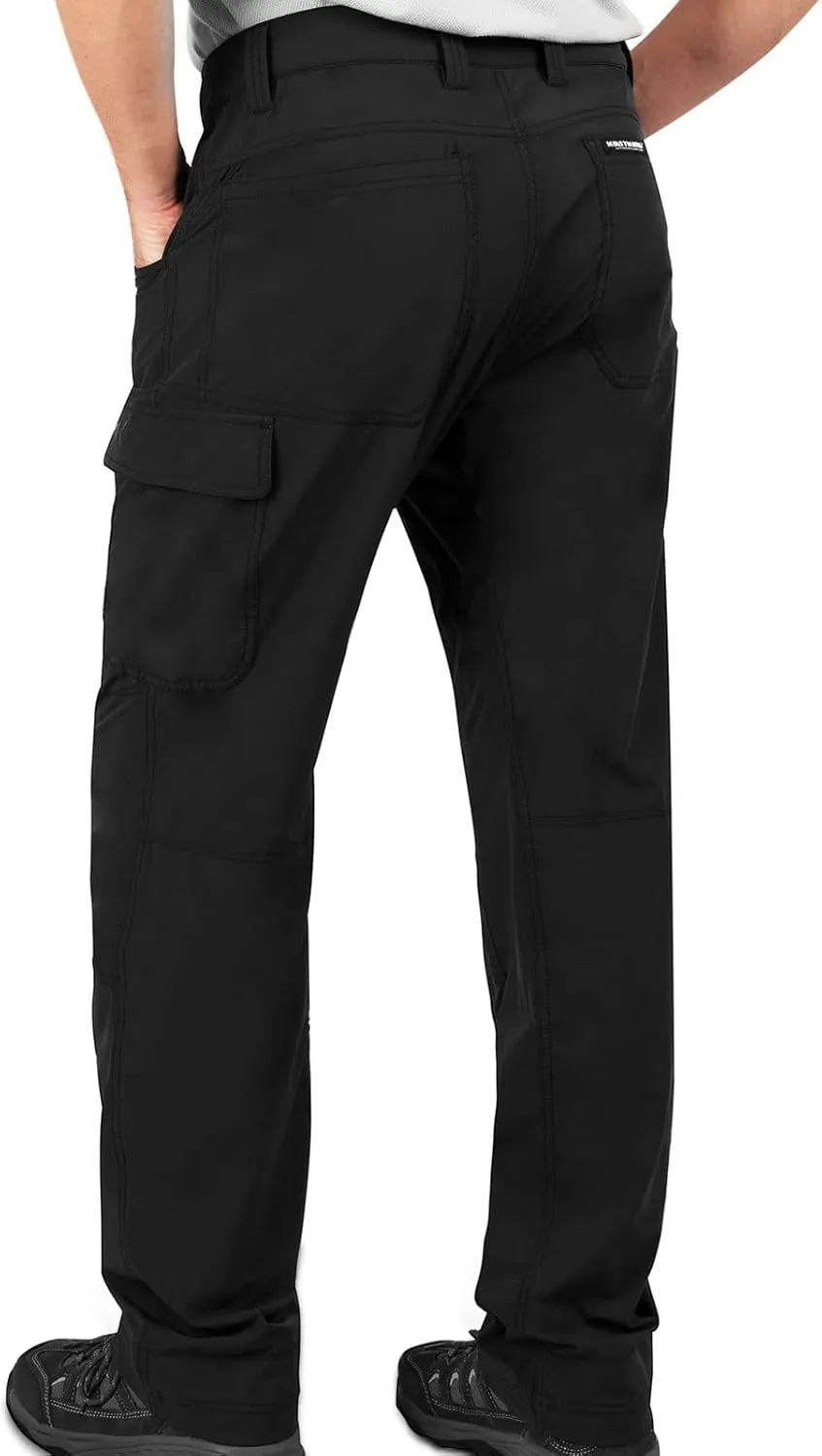 KastKing Wind Crest Fishing Hiking Pants, Water Repellent Lightweight Mens Travel Climbing Pants, UPF 50  Stretch Material