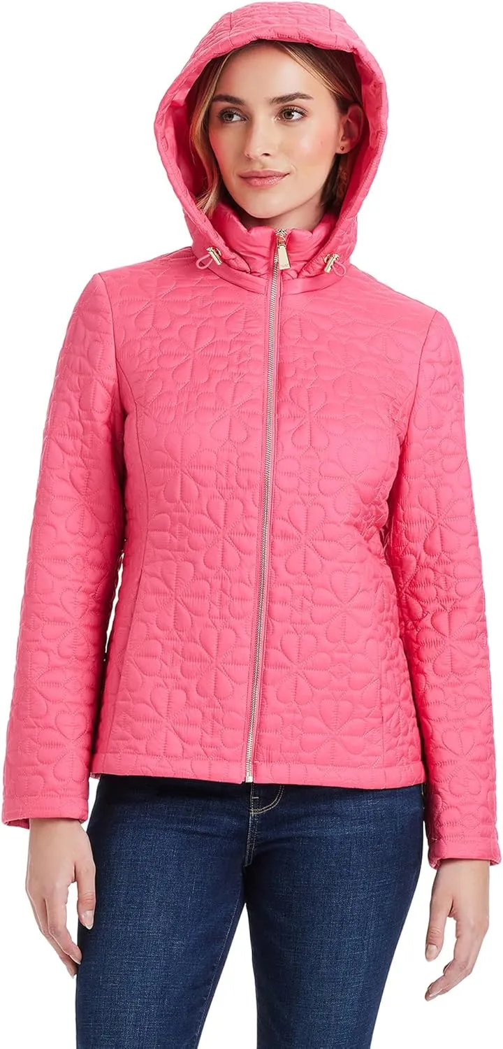 kate spade new york Women's Water-Resistant Midweight Quilted Jacket