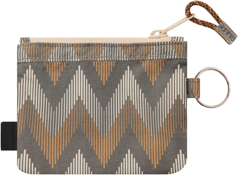 KAVU Stafford Zip Wallet Water Resistant Hiking Pouch - Chevron Peak