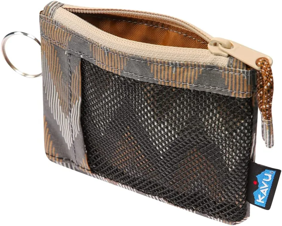 KAVU Stafford Zip Wallet Water Resistant Hiking Pouch - Chevron Peak
