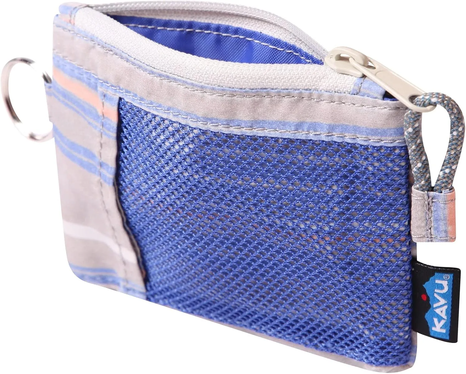 KAVU Stafford Zip Wallet Water Resistant Hiking Pouch - Simple Stripe