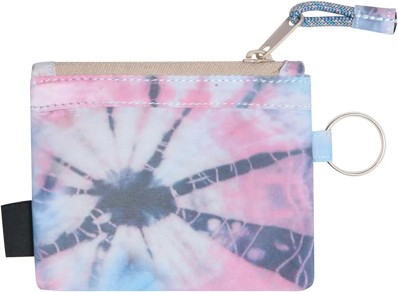 KAVU Stafford Zip Wallet Water Resistant Hiking Pouch - Spiral Tie Dye