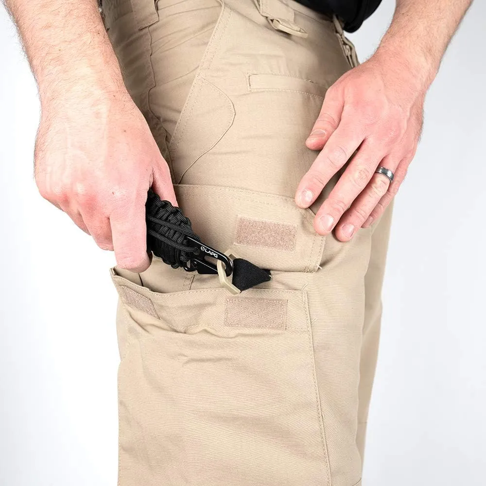LAPG Men's Basic Operator Pants, Water-Resistant, Lightweight & Durable Tactical Ripstop Hiking EDC Pants for Men