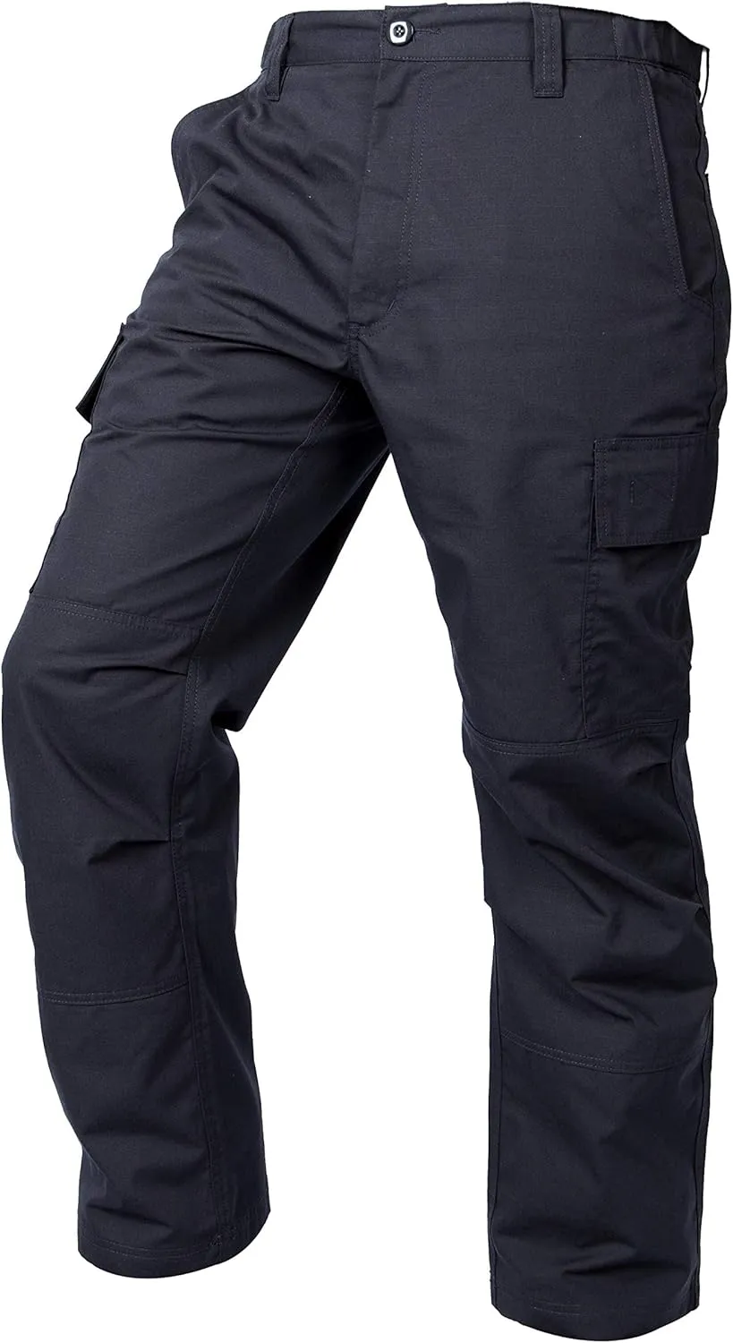 LAPG Men's Core Cargo Tactical Pants, Stretch Waistband, Lightweight & Durable Ripstop CCW Cargo Pants for Men
