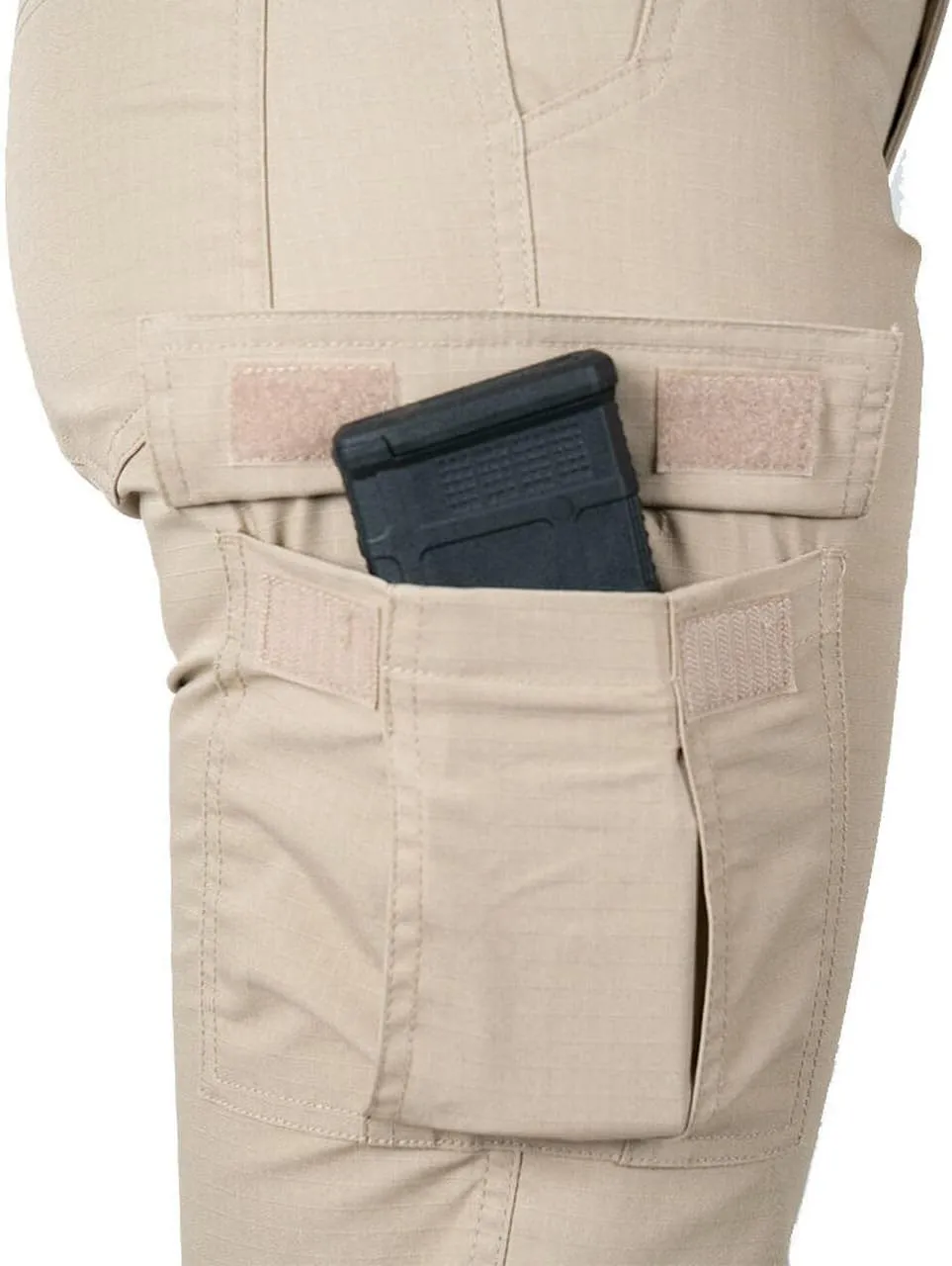 LAPG Women's Gear Stretch Tactical Pants, Low Rise, Slim Fit, 7-Pocket Durable Flex Cargo Outdoor, Hiking & Work Pants