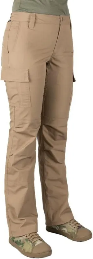 LAPG Women's Gear Stretch Tactical Pants, Low Rise, Slim Fit, 7-Pocket Durable Flex Cargo Outdoor, Hiking & Work Pants