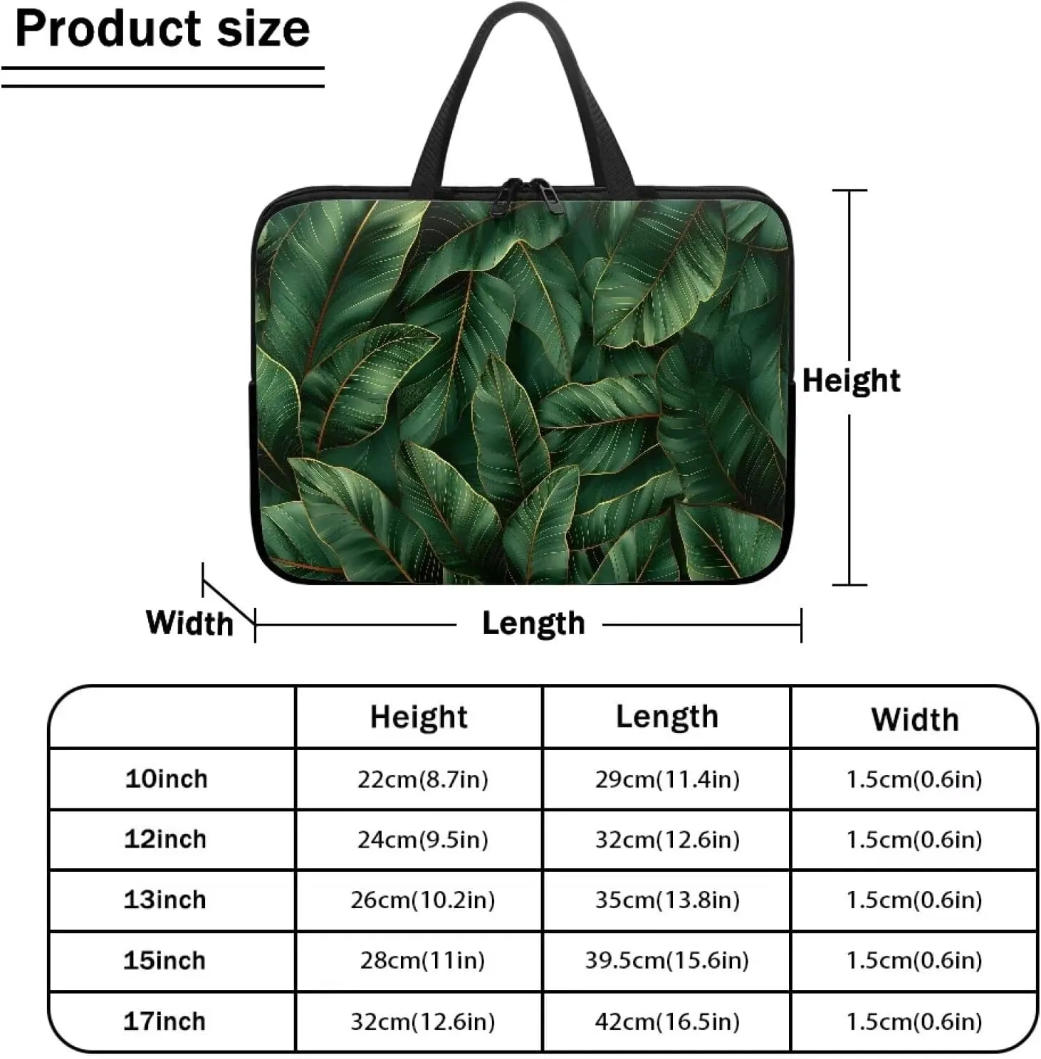 Laptop Case, Laptop Bag Laptop Sleeve Water Resistant Computer Case