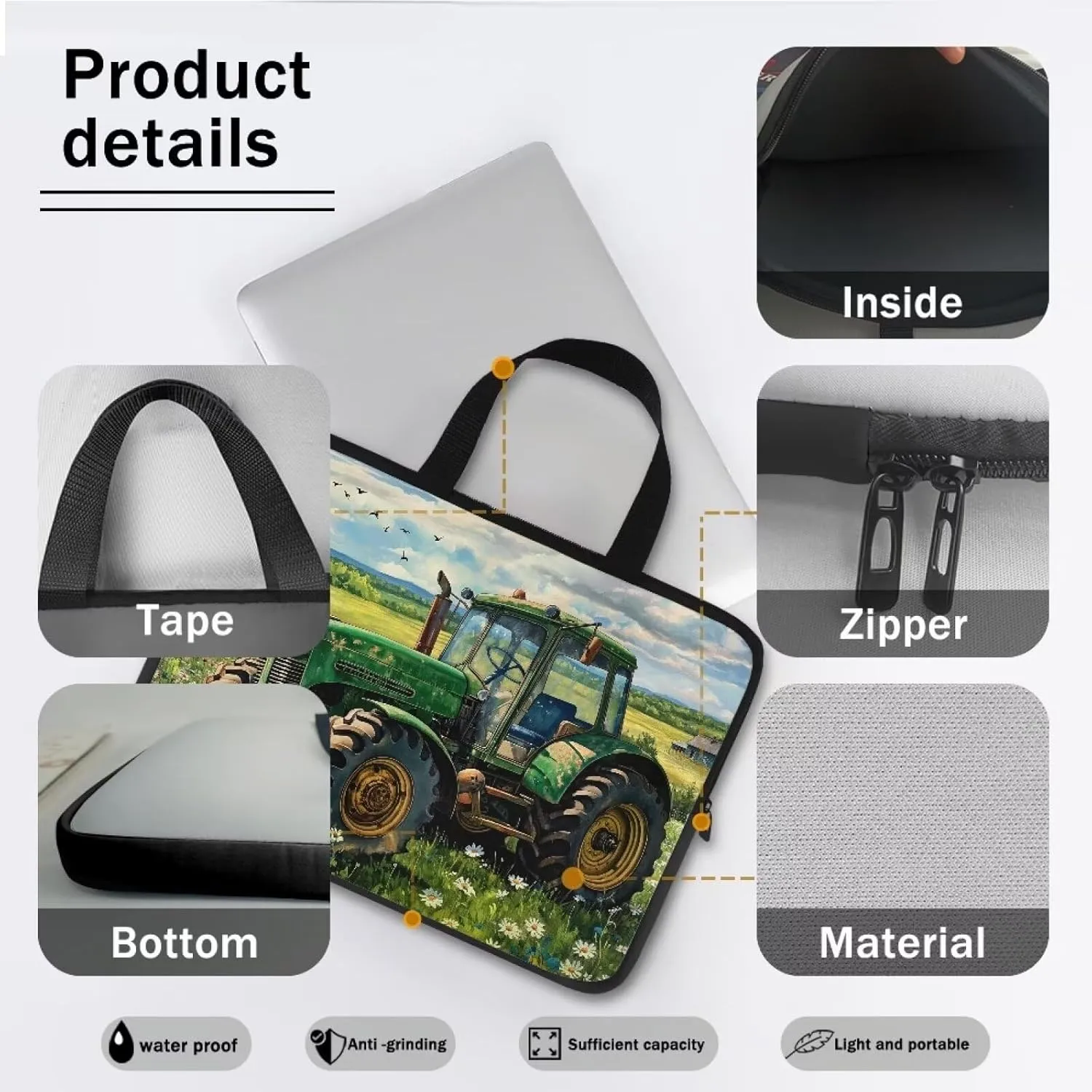 Laptop Case, Laptop Bag Laptop Sleeve Water Resistant Computer Case