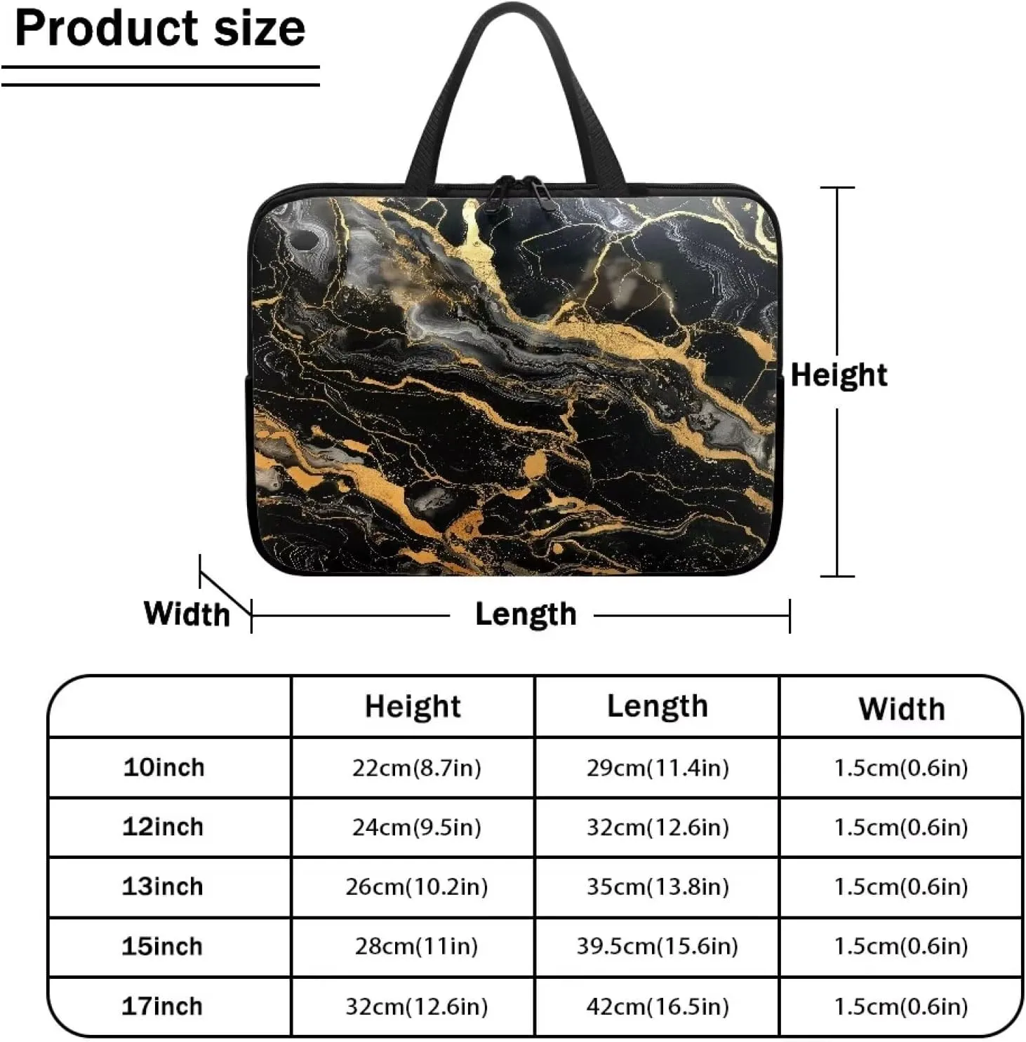 Laptop Case, Laptop Bag Laptop Sleeve Water Resistant Computer Case