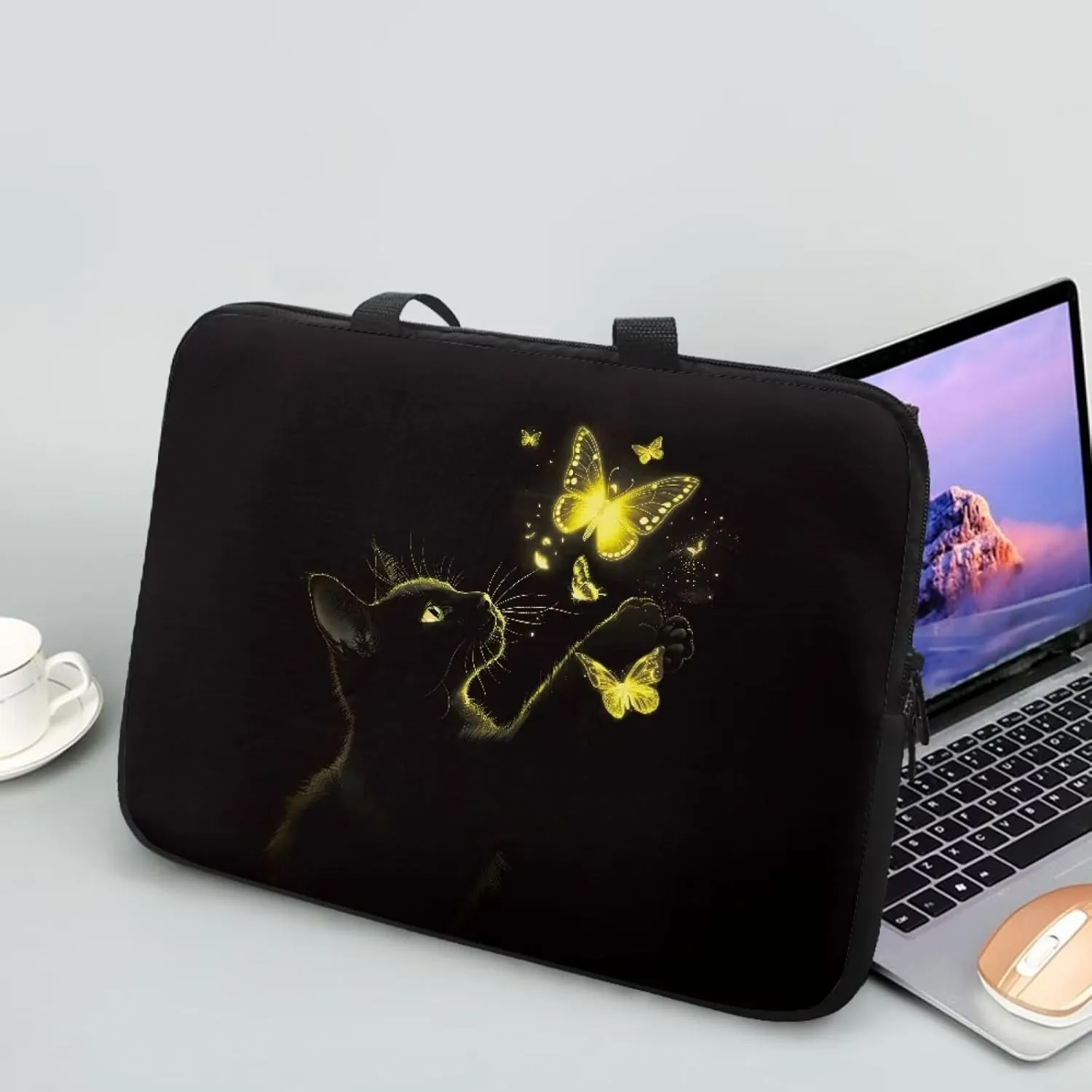 Laptop Sleeve Case for Women Slim & Water-Resistant Laptop Cover Bag